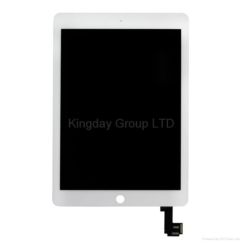 Original iPad Air 2 LCD Screen and Digitizer Assembly White 3