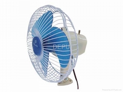 6 Inch white Metal Guard Oscillating Fan