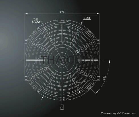 10" AXIAL FANS-6skewed blade A1 3