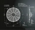 16" AXIAL FANS- 10 straight  blade C1-24C