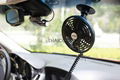 5" mini oscillating car fan with two speed 