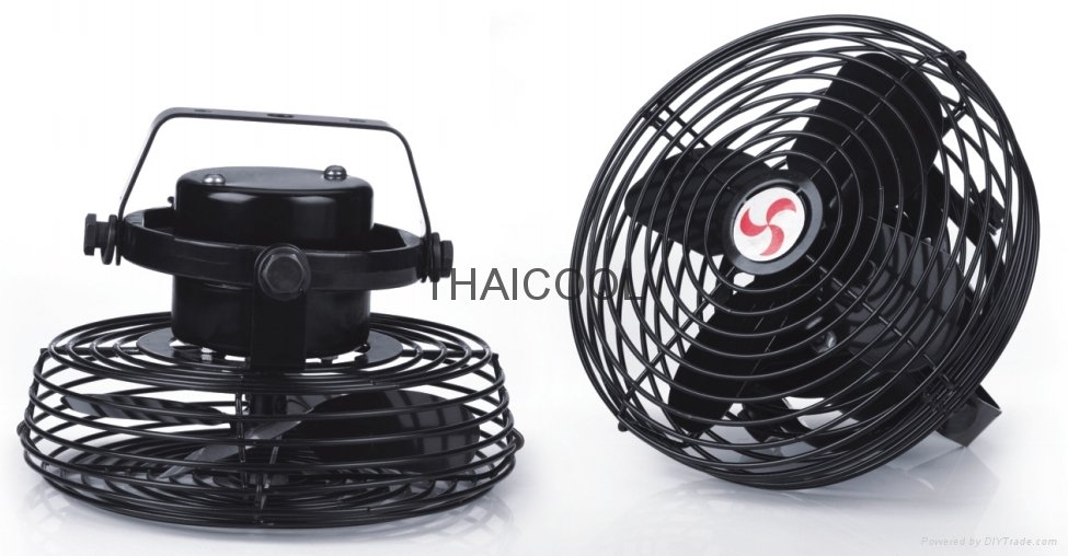 6" Mini Permanent Magnet Brushless Motor All Metal Fan with Ceiling Base 1