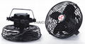 6" Mini Permanent Magnet Brushless Motor All Metal Fan with Ceiling Base