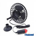 4'' mini oscillating car fan 12V 8W 1