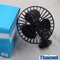 4'' mini oscillating car fan 12V 8W 3