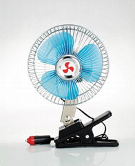 DUAL POWER 12V BATTERY 10" PORTABLE CAR FAN FOR AUTO FAN