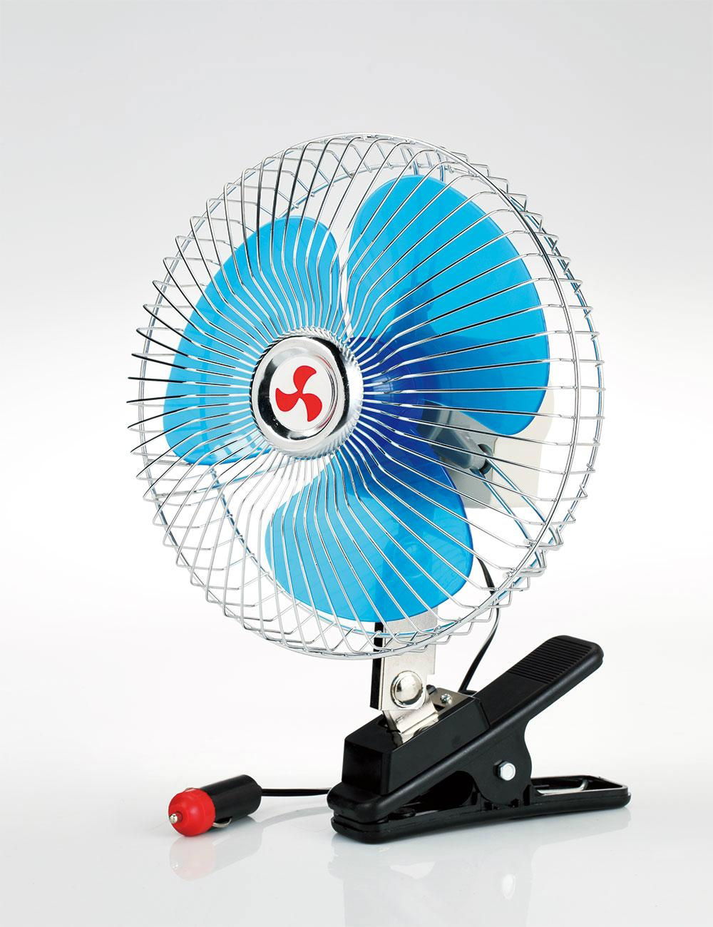 DUAL POWER 12V BATTERY 10" PORTABLE CAR FAN FOR AUTO FAN 2