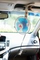 Oscillating full-seal guard clip-on car fan 6 inch with cigarette plug