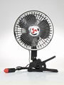 6" Mini 12V/24V Oscillating Clip-on Fan