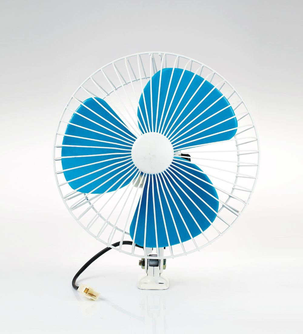 9" Semi-seal Metal Guard Heavy-duty Oscillating Mounted Fan 12V/24V 2