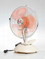 8"  Mini Oscillating Clip Car Fan Full-seal Guard 12V / 24V SUV RV