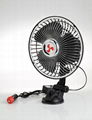 6" Super Suction Cup Car Fan 12V/24V Type