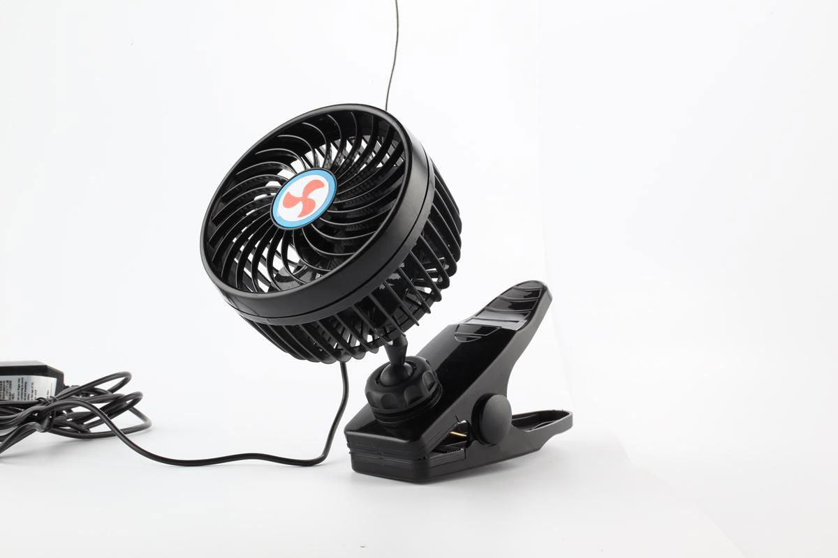 4.5 inch portable car cooling fan 12v 24v mini car fan with clip