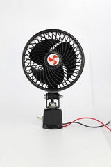 6 inch portable car cooling fan 12v 24v mini car fan with clip