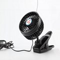 6 inch portable car cooling fan 12v 24v mini car fan with clip  1