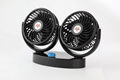 5.5 inch double head car cooling fan 12v 24v car fan