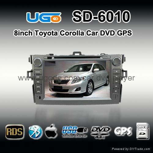 ugode  in dash Car DVD for 8 inch Toyota new Corolla