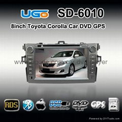 ugode  in dash Car DVD for 8 inch Toyota new Corolla