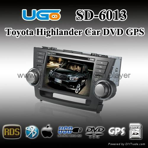 ugode in dash Car DVD for TOYOTA Highlander 