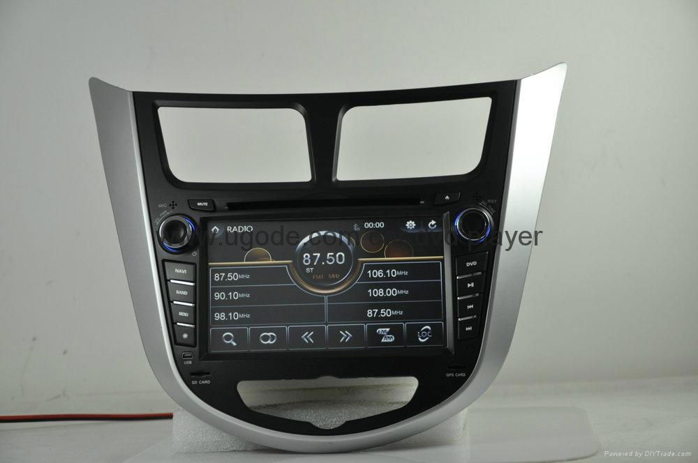 Ugode  ARM11 A5 2012 hyundai verna solaris Car Dvd Player  4