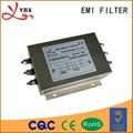 Three-phase three-wire ac power supply filter