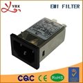 IEC插座型电源滤波器   3