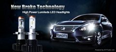 High quality car LED headlight lamps fanless Phillips Z-ES chips H13 Hi Lo 160W