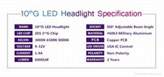 Guangzhou manufacturer direct sale H4-3 HI/LO 120W LED Headlight,headlight car l