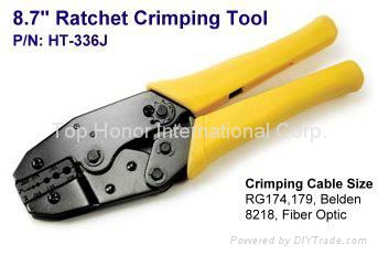 8.7" Ratchet Crimping Tool