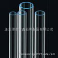 UV-stop quartz glass tube