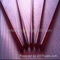 Dark Red quartz glass tubes for infrared heaters