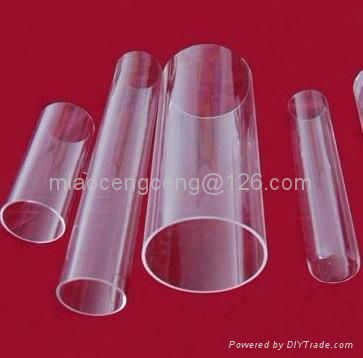 Clear fused quartz glass tube 3