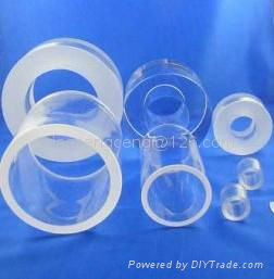Clear fused quartz glass tube 5
