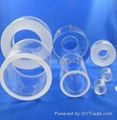 Clear fused quartz glass tube 5