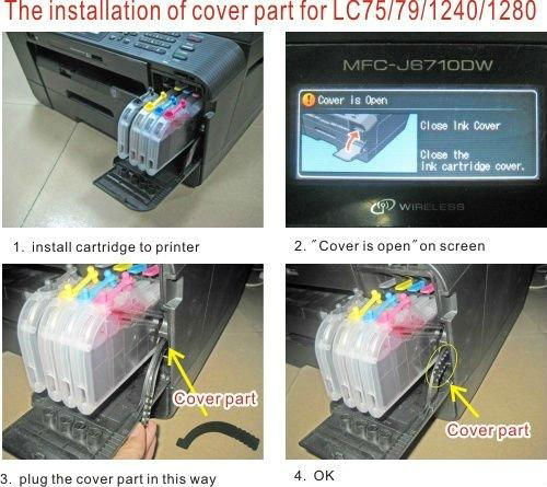 Refill Ink Cartridge for Brother LC75/LC79/LC1240/LC1280 2