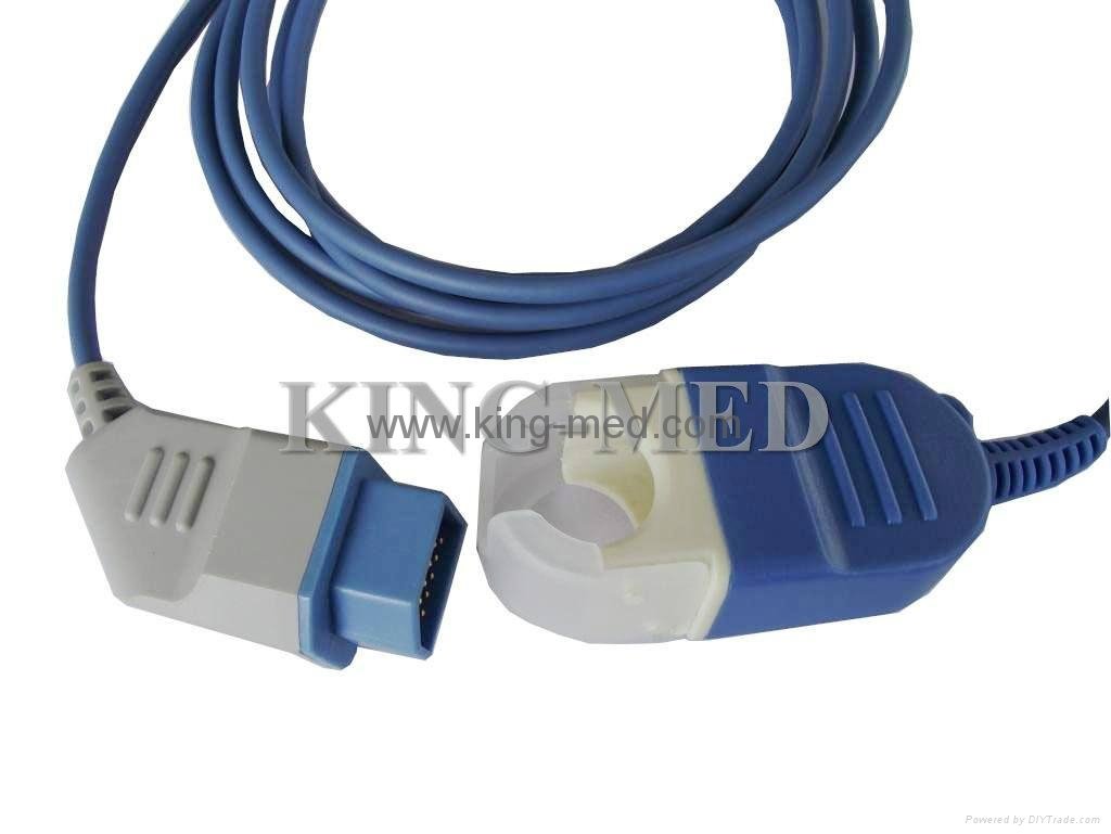 Nihon Kohden Spo2 Adapter Cable ,2.4m