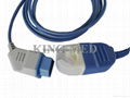 Nihon Kohden Spo2 Adapter Cable ,2.4m 1