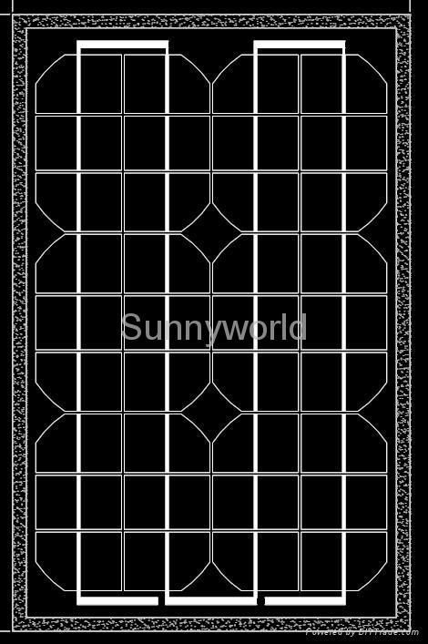 15w/15 watt monocrystalline solar module/solar panel