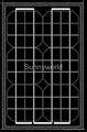 15w/15 watt monocrystalline solar module/solar panel 1