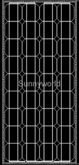 80w/80 watt monocrystalline solar module/solar panel