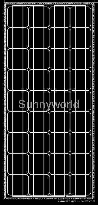 125w monocrystalline/polycrystalline solar module/solar panel