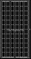 150w/150 watt monocrystalline solar