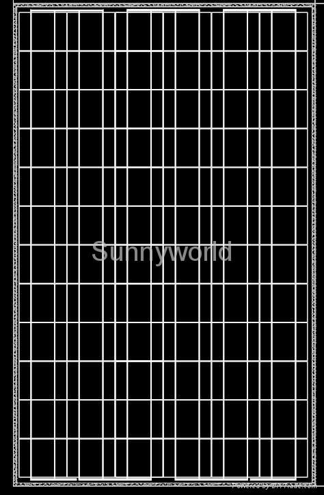 210w/210 watt polycrystalline solar module/solar panel