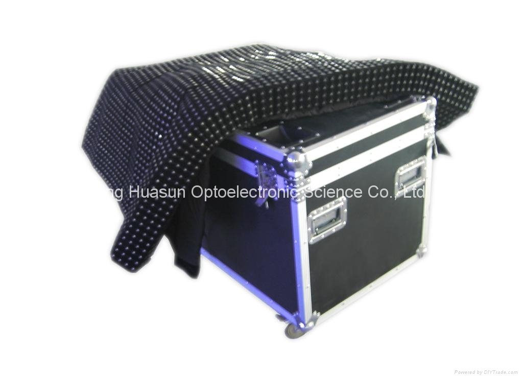 FLC-1600,Pitch25mm ,soft led  video wall  screen is foldable,easy to transport 5