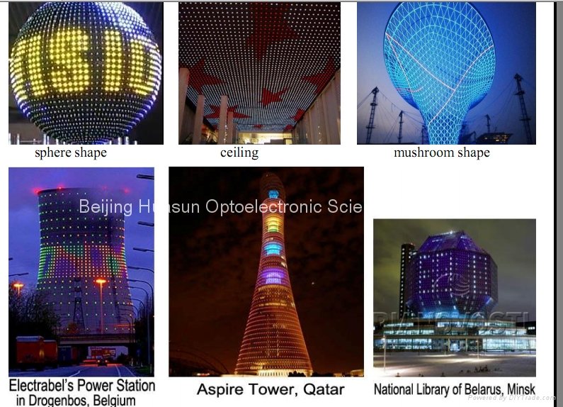 Dot-4 Flex LED Display can be of outdoor use for stage background,etc  3