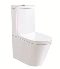 Two piece ceramic toilet