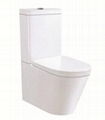 Two piece ceramic toilet 1