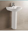 Washbasin with pedestal 1