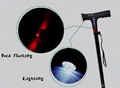 2016 New Small Base Four Legged Aluinum Quad Walking Cane with LED Light  2