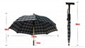 High Quality Separable Walking Stick Umbrella with FM radio and LED function 1